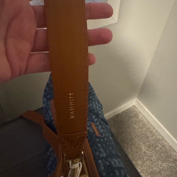 NWT Hammitt Morgan Denim Shoulder and Crossbody Strap Bag NWT Retail $475 - Picture 8 of 11